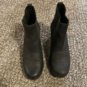 Sorel Womens Harlow Chelsea Waterproof Boots Black Size 10